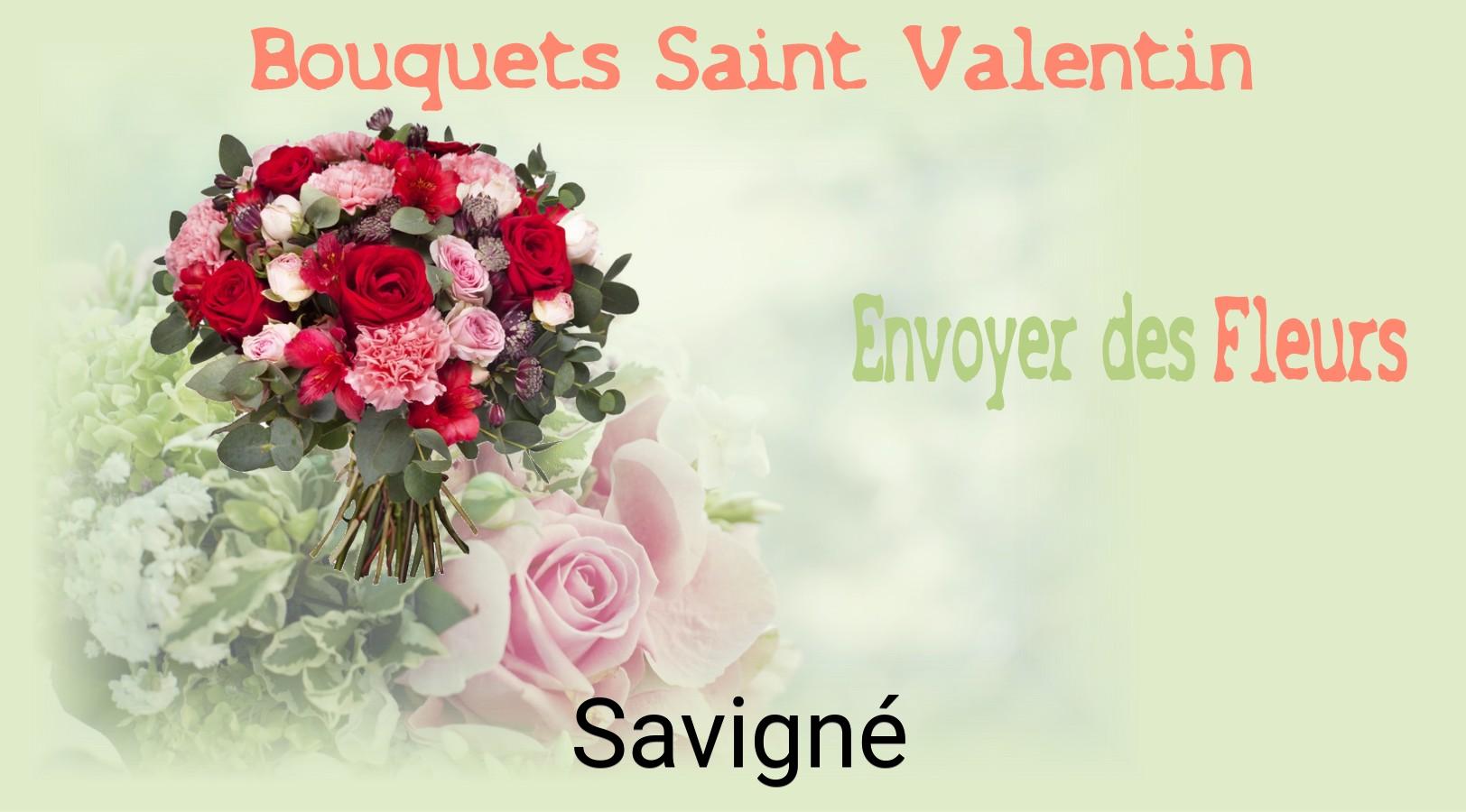 Roses de Saint-Valentin livrées à Savigné
